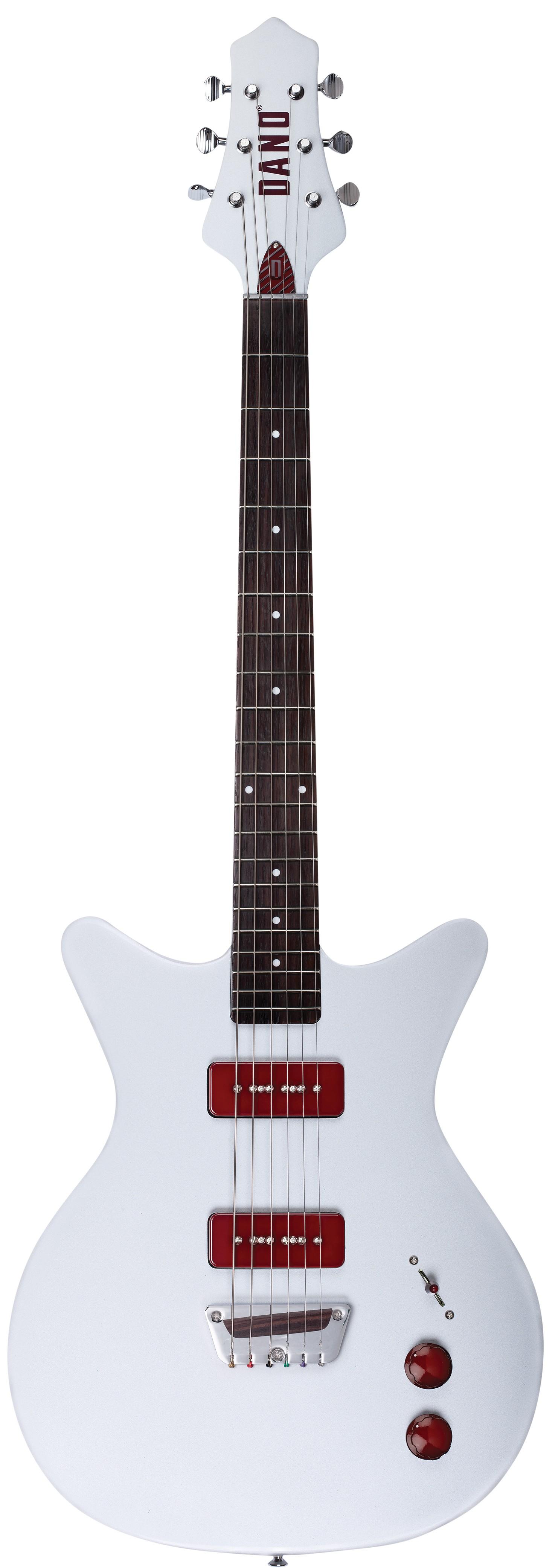 Danelectro Dan O. Mano Electric Guitar in Silver - Andertons Music Co.